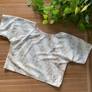 Frond Handmade Crop Blouse